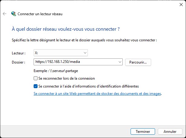 Webdav sous Windows