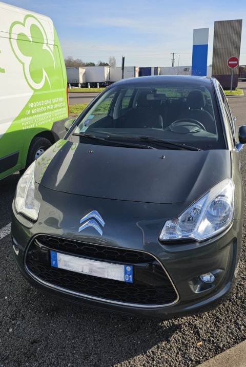 La C3 lors de la remontée vers Paris