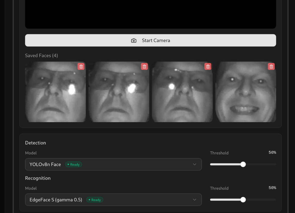 Capture du visage Biopass